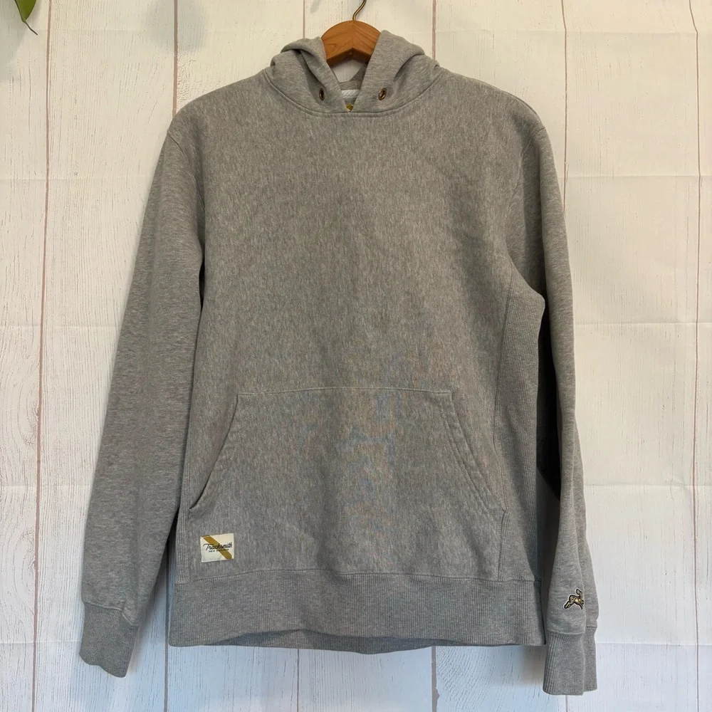 Tracksmith Gray Hooded Sweatshirt